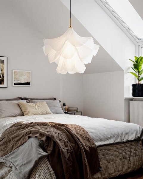 ByRydens 4202590-5000 - Lustr na lanku JULIETTE 1xE27/8W/230V bílá