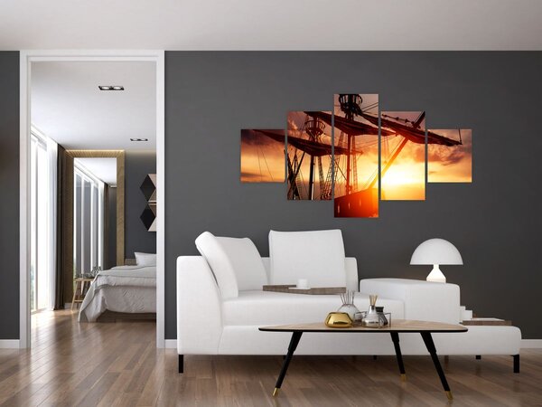 Obraz - Starověká pirátská loď (125x70 cm)