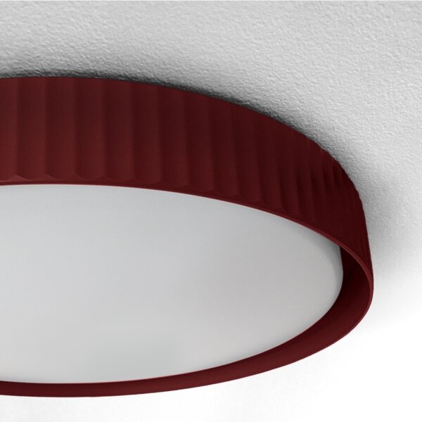 Brilagi-LED Stmívatelné stropní svítidlo LUCIA LED/48W/230V pr. 41 cm červená+DO