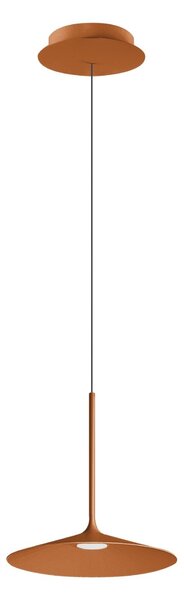 Linea Light 8354 Poe_P1, moderní závěsné svítidlo v barvě terakota LED 7W 3000K, průměr 17,5cm