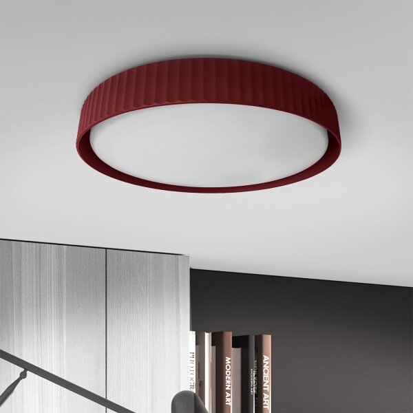 Brilagi - LED Stropní svítidlo LUCIA LED/24W/230V pr. 31 cm červená