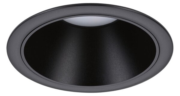 Paulmann 94869 Cole Coin, set bodovek v černé úpravě, 3x6W LED 2700K tříkrokové stmívání, prům. 8,8cm, IP44