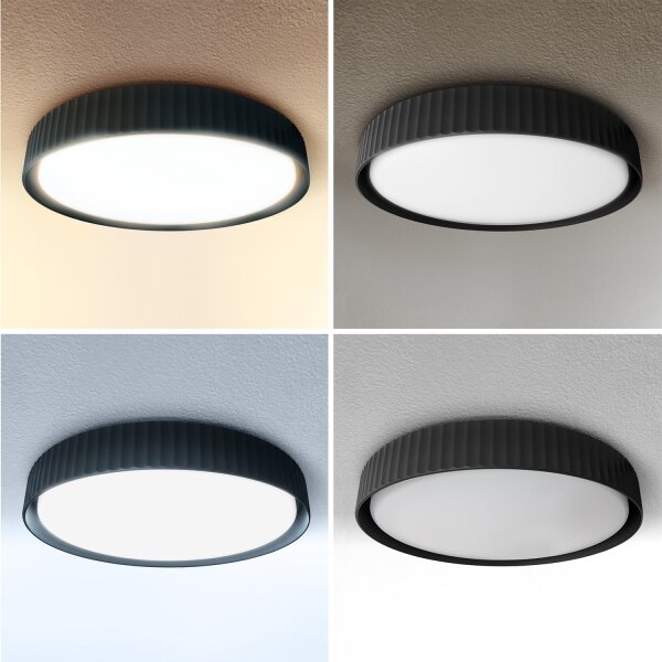 Brilagi - LED Stmívatelné stropní svítidlo LUCIA LED/48W/230V pr. 41 cm černá+DO