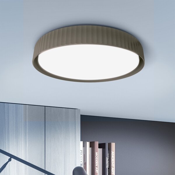 Brilagi - LED Stmívatelné stropní svítidlo LUCIA LED/48W/230V pr. 41 cm taupe+DO