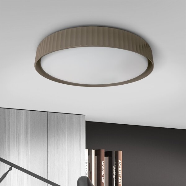 Brilagi - LED Stmívatelné stropní svítidlo LUCIA LED/48W/230V pr. 41 cm taupe+DO