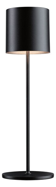 Paulmann 76998 Tuni, černá nabíjecí lampička, 2,8W LED 2700K dotykové ovládání, výška 35cm, IP44