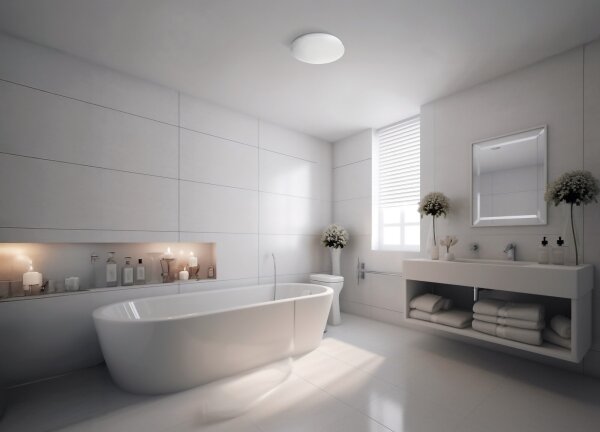 Kanlux 39741 - LED Koupelnové stropní svíidlo ENELO LED/17W/230V pr. 32 cm IP44