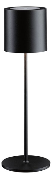 Paulmann 76998 Tuni, černá nabíjecí lampička, 2,8W LED 2700K dotykové ovládání, výška 35cm, IP44