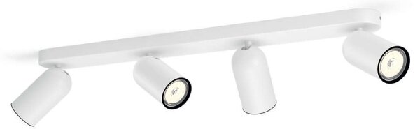 Philips - LED RGBW Stmívatelné bodové svítidlo 4xGU10/4,8W/230V3000K bílá + DO