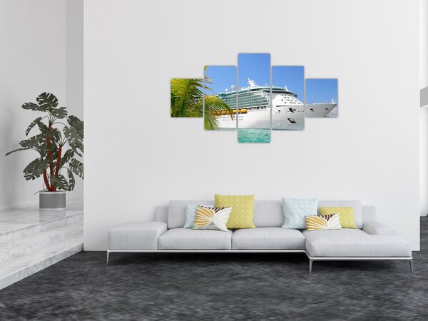 Obraz - Výletní loď (125x70 cm)