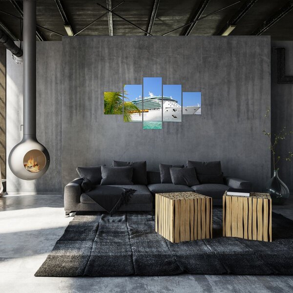 Obraz - Výletní loď (125x70 cm)