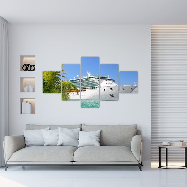 Obraz - Výletní loď (125x70 cm)