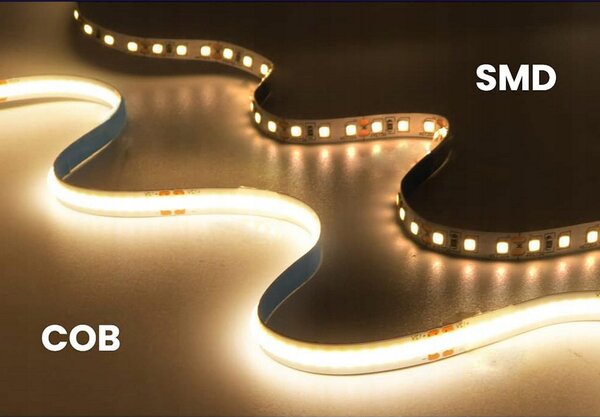 BERGE LED pásek COB Neon 12V - 528D - 15W/m - IP20 - 1650lm - 5m - neutrální barva