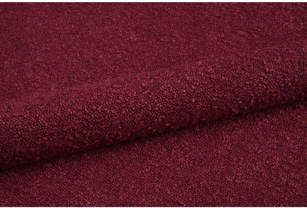 Vínová pohovka z textilie bouclé 210 cm Essen – Cosmopolitan Design