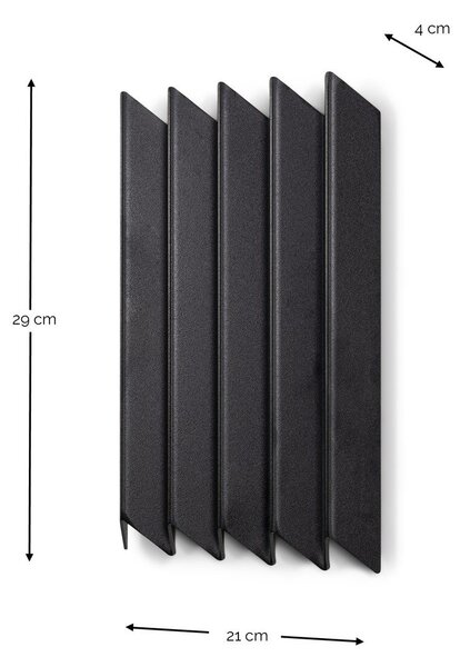 Kovový nástěnný věšák v terakotové barvě 21 cm Sensu – Spinder Design