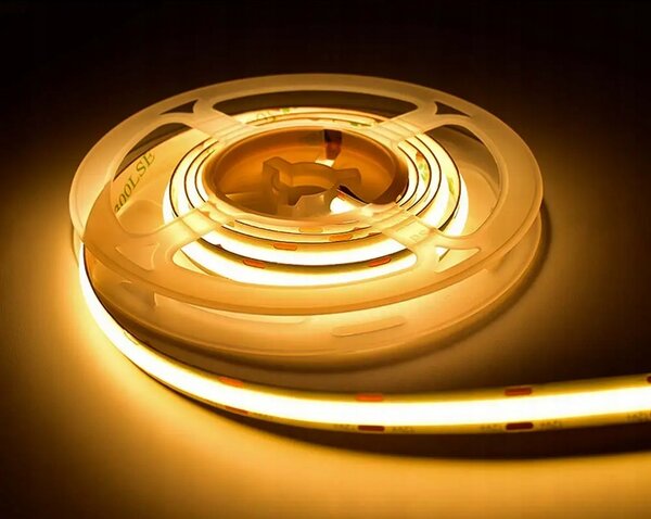 BERGE LED pásek COB Neon 24V - 528D - 15W/m - IP20 - 50m - 1650lm - teplá barva