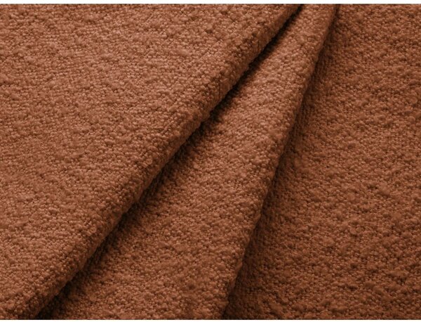 Oranžová pohovka z textilie bouclé 230 cm Essen – Cosmopolitan Design