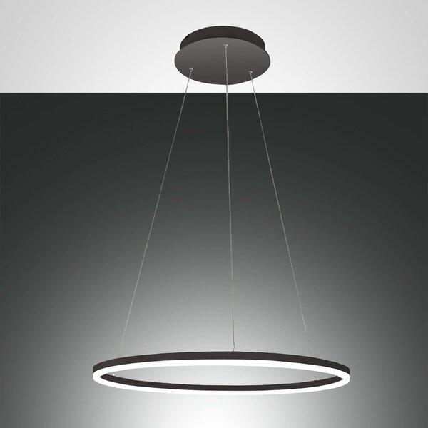 Fabas 3508-40-101 Giotto, kruhové svítidlo pro zavěšení, 36W LED 3000K, černá, prům. 60cm