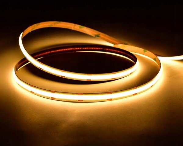 BERGE LED pásek COB Neon 24V - 528D - 15W/m - IP20 - 50m - 1650lm - teplá barva