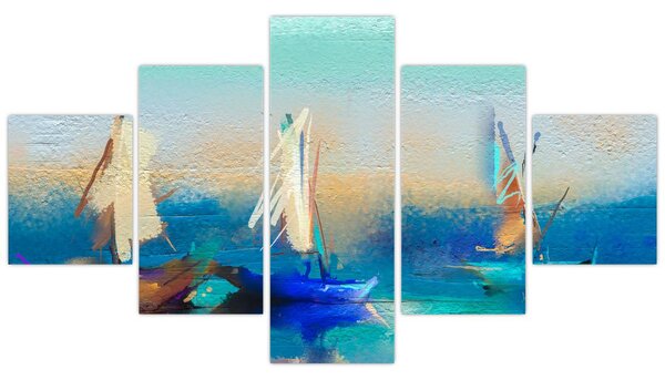Obraz - Obraz krajiny, malba (125x70 cm)