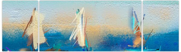 Obraz - Obraz krajiny, malba (170x50 cm)