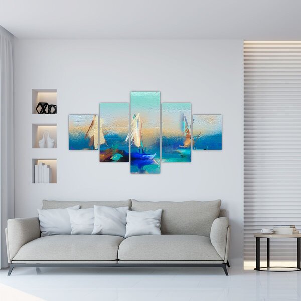 Obraz - Obraz krajiny, malba (125x70 cm)
