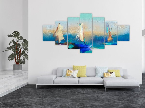 Obraz - Obraz krajiny, malba (210x100 cm)