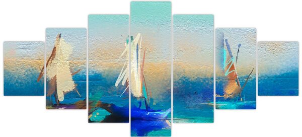 Obraz - Obraz krajiny, malba (210x100 cm)