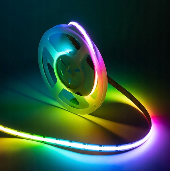 BERGE LED pásek RGB Neon COB 12V - 450D - 15W/m - IP20 - 50m