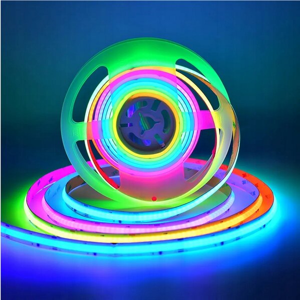 BERGE LED pásek RGB Neon COB 12V - 450D - 15W/m - IP20 - 50m