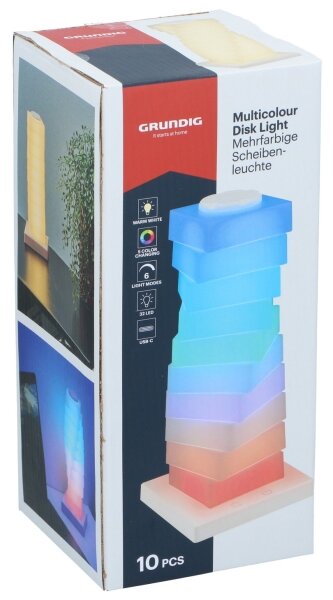 Grundig - LED RGB Dotyková stolní lampa LED/4,5W/5V