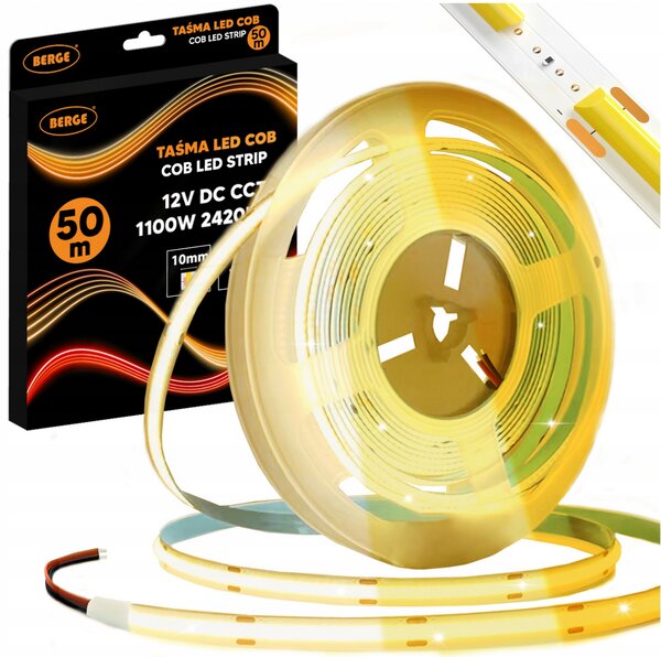 BERGE LED pásek COB Neon CCT 12V - 608D - 22W/m - IP20 - 2200lm/m - 50m