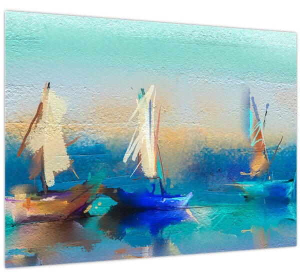 Obraz - Obraz krajiny, malba (70x50 cm)