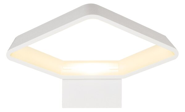 SLV 151711 Cariso, 3D nástěnné svítidlo, 7,6W LED stmívatelné, bílá, výška 14,6cm