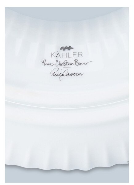 Porcelánový adventní svícen s vánočním motivem Hammershøi Christmas – Kähler Design