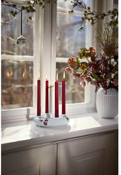 Porcelánový adventní svícen s vánočním motivem Hammershøi Christmas – Kähler Design