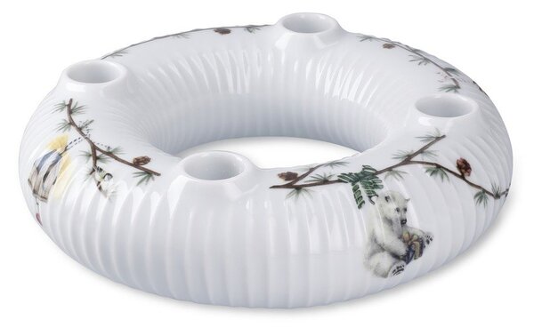 Porcelánový adventní svícen s vánočním motivem Hammershøi Christmas – Kähler Design