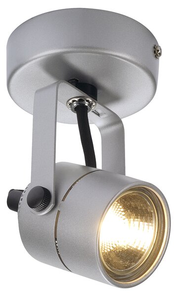 SLV 132024 Spot 79, nástěnné/stropní svítidlo, 1x GU10 max. 50 W, stříbrné, průměr 8,5cm