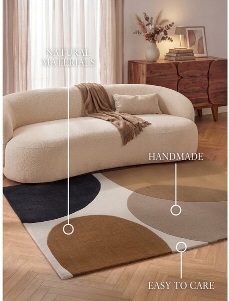 Koňakově hnědý vlněný koberec 120x170 cm Ruvia – Villeroy&Boch