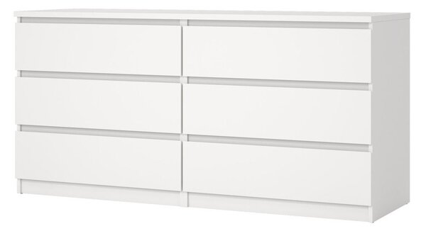 Bílá komoda 154x76x50 cm Naia – Tvilum
