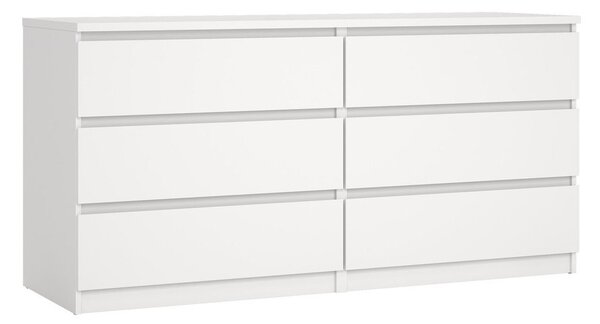Bílá komoda 154x76x50 cm Naia – Tvilum