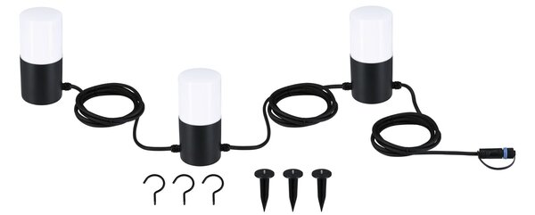 Paulmann 94761 Plug&Shine Tubs, venkovní univerzální rětěz 3xE14, IP44