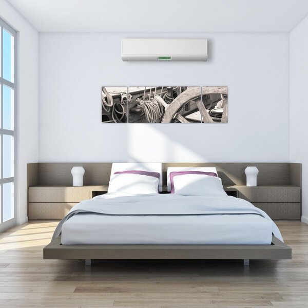 Obraz - Kormidlo plachetnice (170x50 cm)