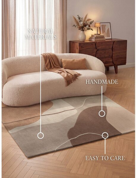 Hnědý vlněný koberec 120x170 cm Muse – Villeroy&Boch