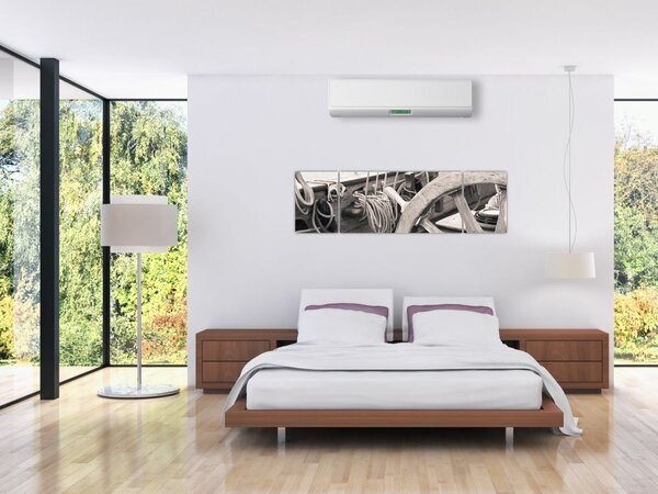 Obraz - Kormidlo plachetnice (170x50 cm)