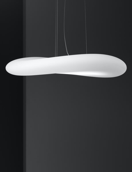 Stilnovo 7788 Mr.Magoo, závěsné svítidlo z polyethylenu, 96W LED 3000K stmívatelné DALI, průměr. 115cm
