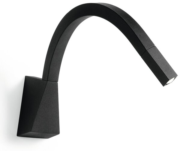 Linea Light 7227 Snake_W3, černá flexibilní LEDka k posteli bez vypínače, 2W LED 3000K, délka 47cm
