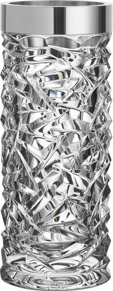 Orrefors 6590124 Váza Carat 24 cm stříbrná