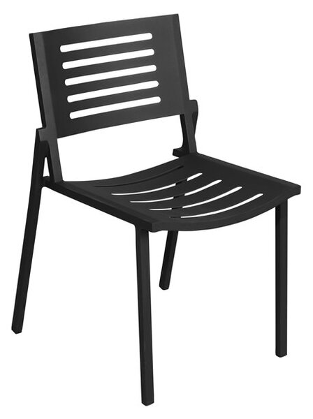 Mindo Stohovatelná jídelní židle Mindo 112, lakovaný hliník Dark Green, cena za 4 kusy
