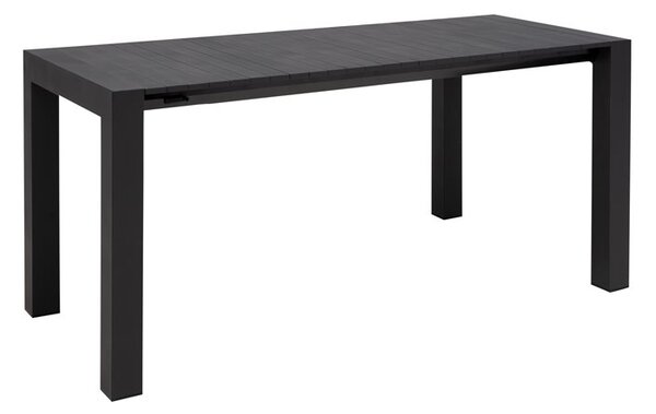 Mindo Rozkládací jídelní stůl Mindo 111, obdélníkový 162/200,5x60x76 cm, lakovaný hliník Dark Grey